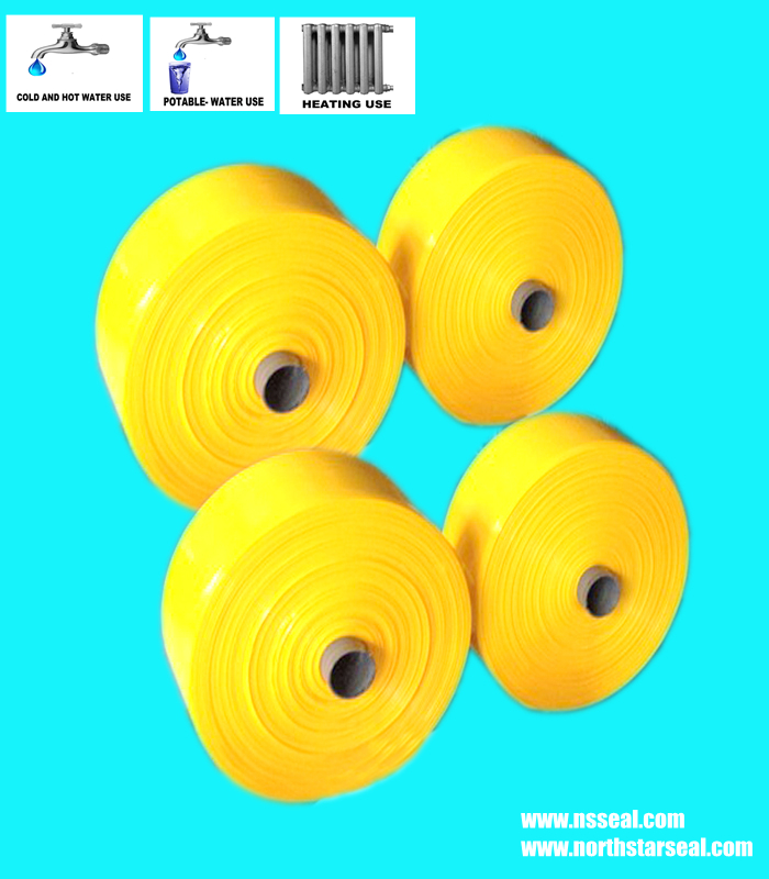 yellow teflon tape jumbo roll